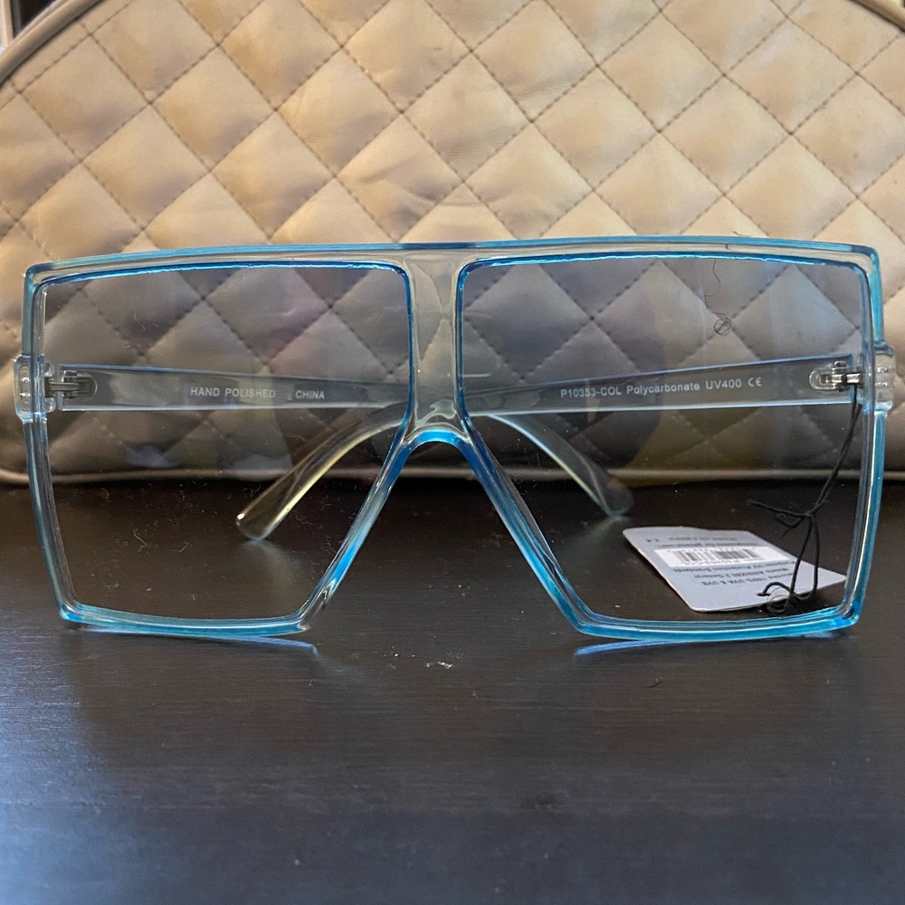 Baby Blue Sun Shades with UV Ray protection (Thrifted)